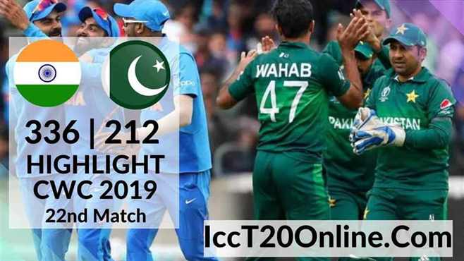 India Vs Pakistan Highlights CWC 2019