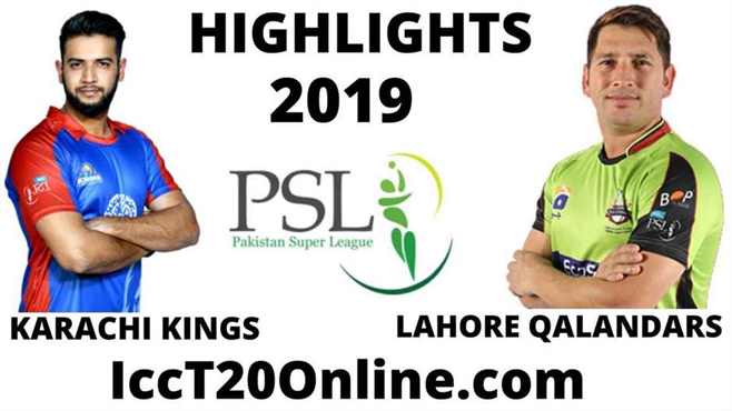 Karachi Kings Vs Lahore Qalandars Highlights 2019 Round 1