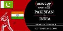 India Vs Pakistan Asia Cup 2022 Super 4 Match Live Stream