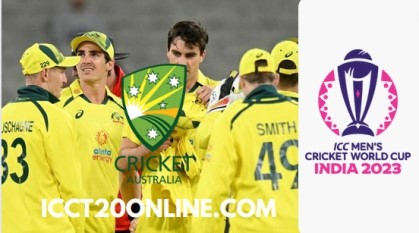 Cricket World Cup 2023 Australia Team Squad and Fixture