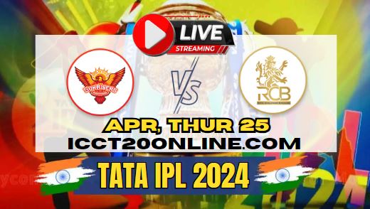 {IPL 2024} Sunrisers Hyderabad Vs Royal Challengers Cricket Live Stream