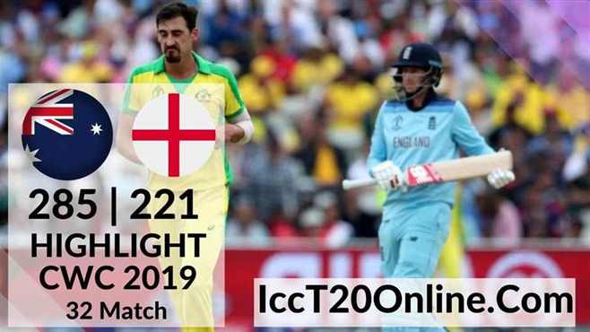 Australia Vs England Highlights CWC 2019