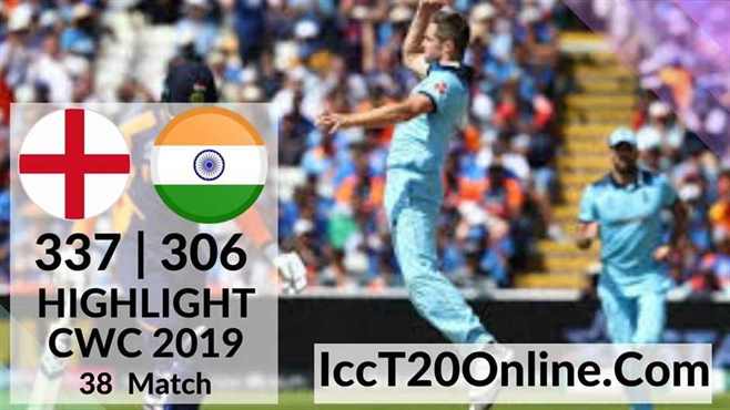 England Vs India Highlights CWC 2019