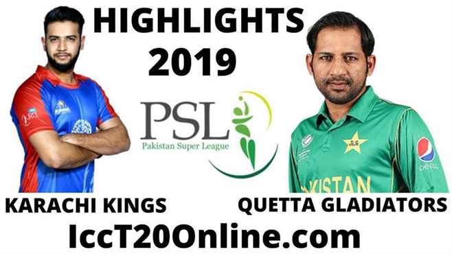 Karachi Kings Vs Quetta Gladiators Highlights 2019 Round 1