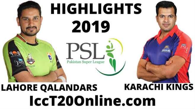Lahore Qalandars Vs Karachi Kings Highlights 2019 Round 1