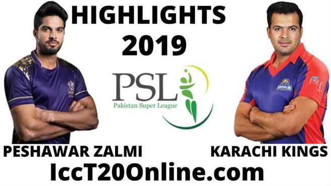 Peshawar Zalmi Vs Karachi Kings Highlights 2019 Round 1