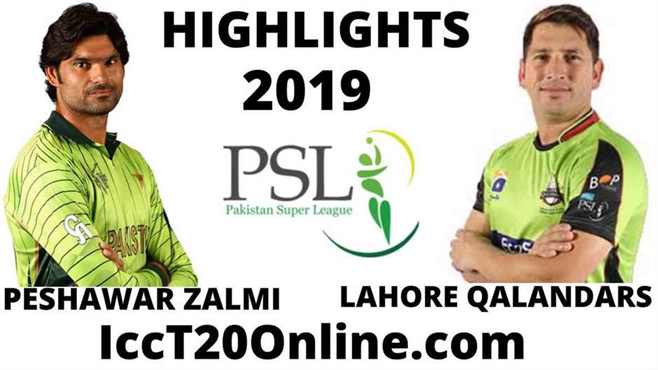 Peshawar Zalmi Vs Lahore Qalandars Highlights 2019 Round 1