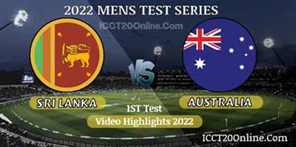 Sri Lanka VS Australia Mens 1st Test Video Highlights 2022