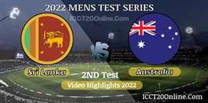 Sri Lanka VS Australia Mens 2ND Test Video Highlights 2022