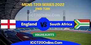 England VS South Africa Mens 2nd T20I Video Highlights 28072022