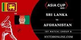 How to watch Sri Lanka vs Afghanistan Cricket Live Stream
