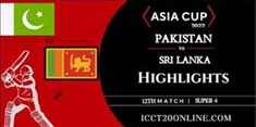 Sri Lanka Vs Pakistan Cup Match 12 Highlights 09092022