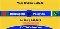Bangladesh Vs Pakistan T20i Tri Series 07102022 Highlights