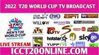 ICC T20 Cricket WC TV broadcast Schedule Live stream
