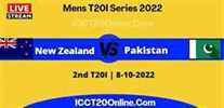 New Zealand Vs Pakistan T20i Tri-Series 08102022 Highlights