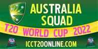 Australia Squad T20 Cricket World Cup 2022, Schedule Live Stream