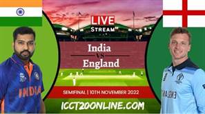 India vs England T20 Cricket WC Semifinal Live Stream