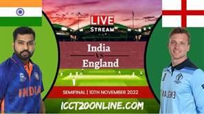India vs England T20 Cricket WC Semifinal Live Stream