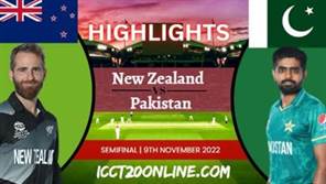 New Zealand Vs Pakistan T20 World Cup 06112022 Highlights