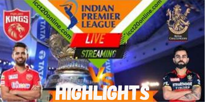 RCB VS PBKS 27 MATCH IPL 20042023 HIGHLIGHTS