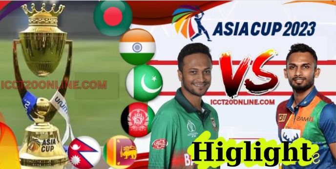 Bangladesh Vs Sri Lanka Asia Cup Match 2 31082023