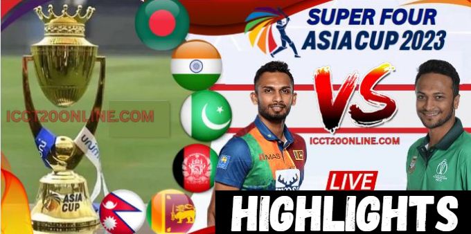 SRI LANKA VS BANGLADESH ODI HIGHLIGHTS 09SEP2023