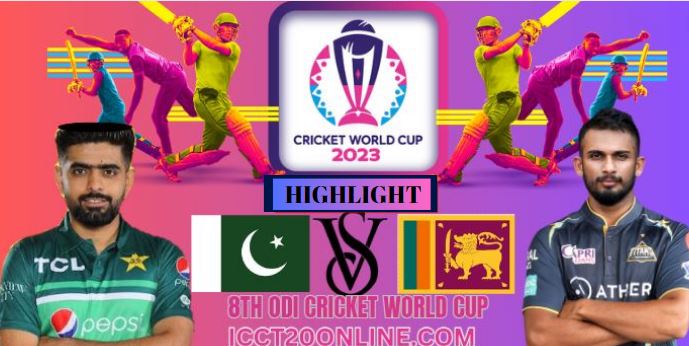 Sri Lanka Vs Pakistan ICC CRICKET WORLD CUP