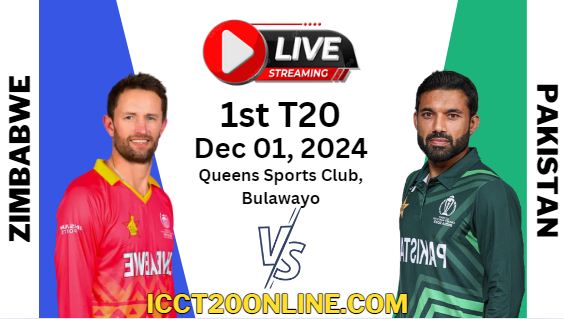 [1st-T20] Zimbabwe Vs Pakistan Cricket Live Stream 2024