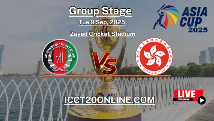 [1st Match] Afghanistan Vs Hong Kong Cricket Live Stream 2025: Asia Cup