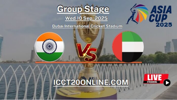 [2nd Match] India Vs UAE Cricket Live Stream 2025: Asia Cup