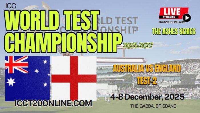 [2nd-Test-Day 1] Australia Vs England Cricket Live Stream 2025: Ashes Series