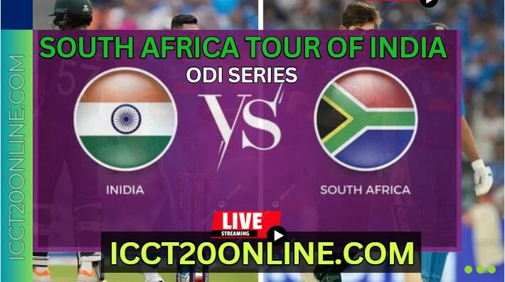 [2nd-ODI] SA Vs IND Cricket Live Stream 2025: South Africa Tour Of India