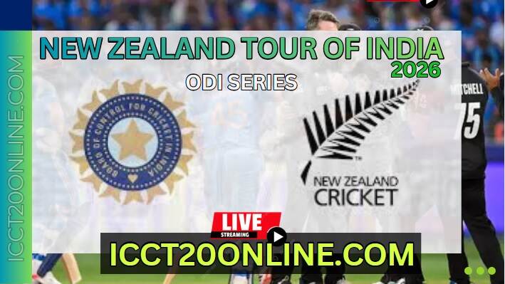 [2nd-ODI] IND Vs NZ Cricket Live Stream 2026: New Zealand Tour Of India