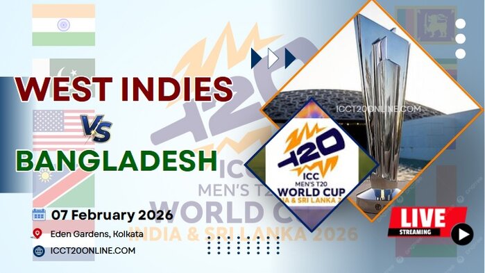 {2nd Match} West Indies Vs Bangladesh T20 World Cup Live Stream 2026