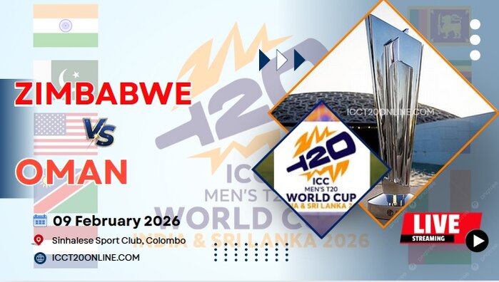 {8th Match} Zimbabwe Vs Oman T20 World Cup Live Stream 2026