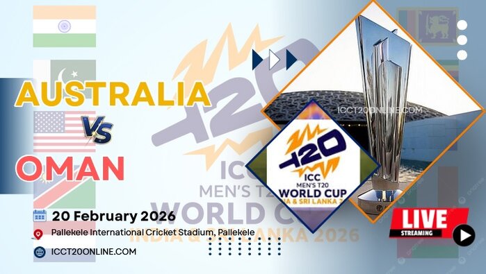 {40th Match} Australia Vs Oman T20 World Cup Live Stream 2026