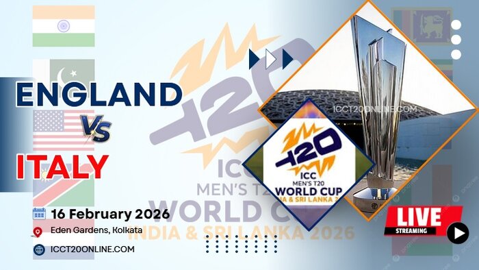 {29th Match} England Vs Italy T20 World Cup Live Stream 2026 slider