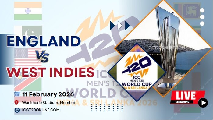 {15th Match} England Vs West Indies T20 World Cup Live Stream 2026