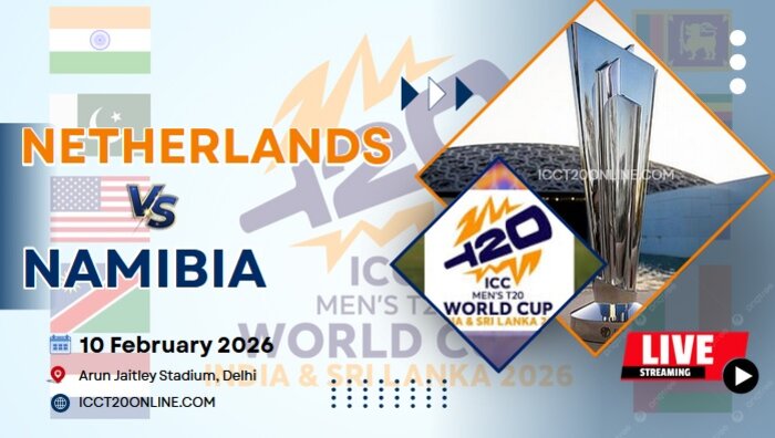 {10th Match} Netherlands Vs Namibia T20 World Cup Live Stream 2026