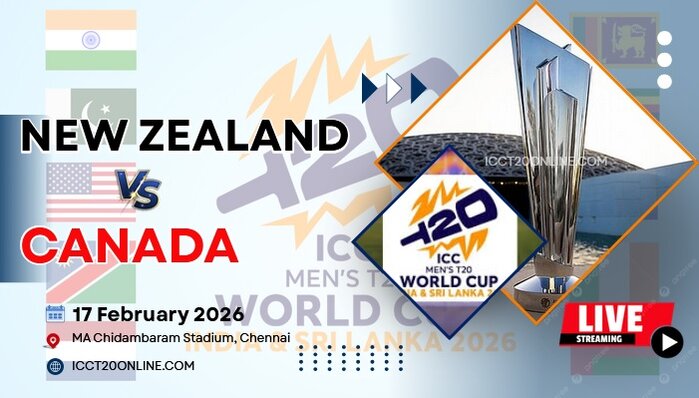 {31st Match} New Zealand Vs Canada T20 World Cup Live Stream 2026