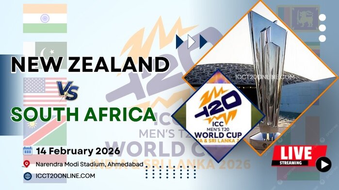 {24th Match} New Zealand Vs South Africa T20 World Cup Live Stream 2026