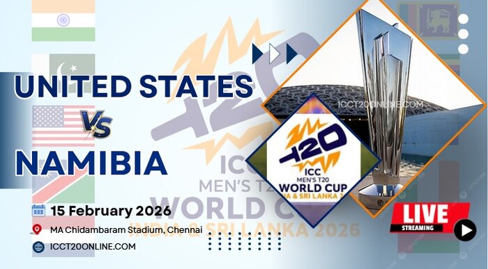 {26th Match} USA Vs Namibia T20 World Cup Live Stream 2026 slider