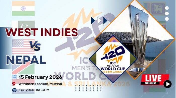 {25th Match} West Indies Vs Nepal T20 World Cup Live Stream 2026