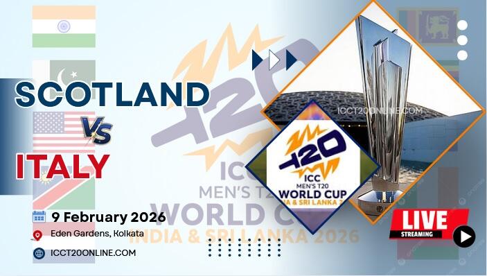 {7th Match} Scotland Vs Italy T20 World Cup Live Stream 2026