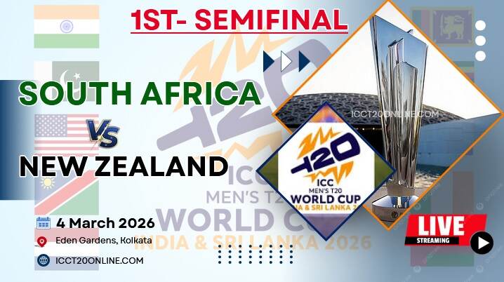 {1st-Semifinal} South Africa Vs New Zealand T20 World Cup Live Stream 2026 slider